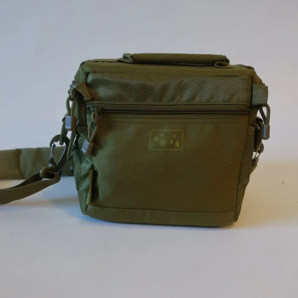 Unisex Tenba Green Shoulder Camera Case Square Bag *